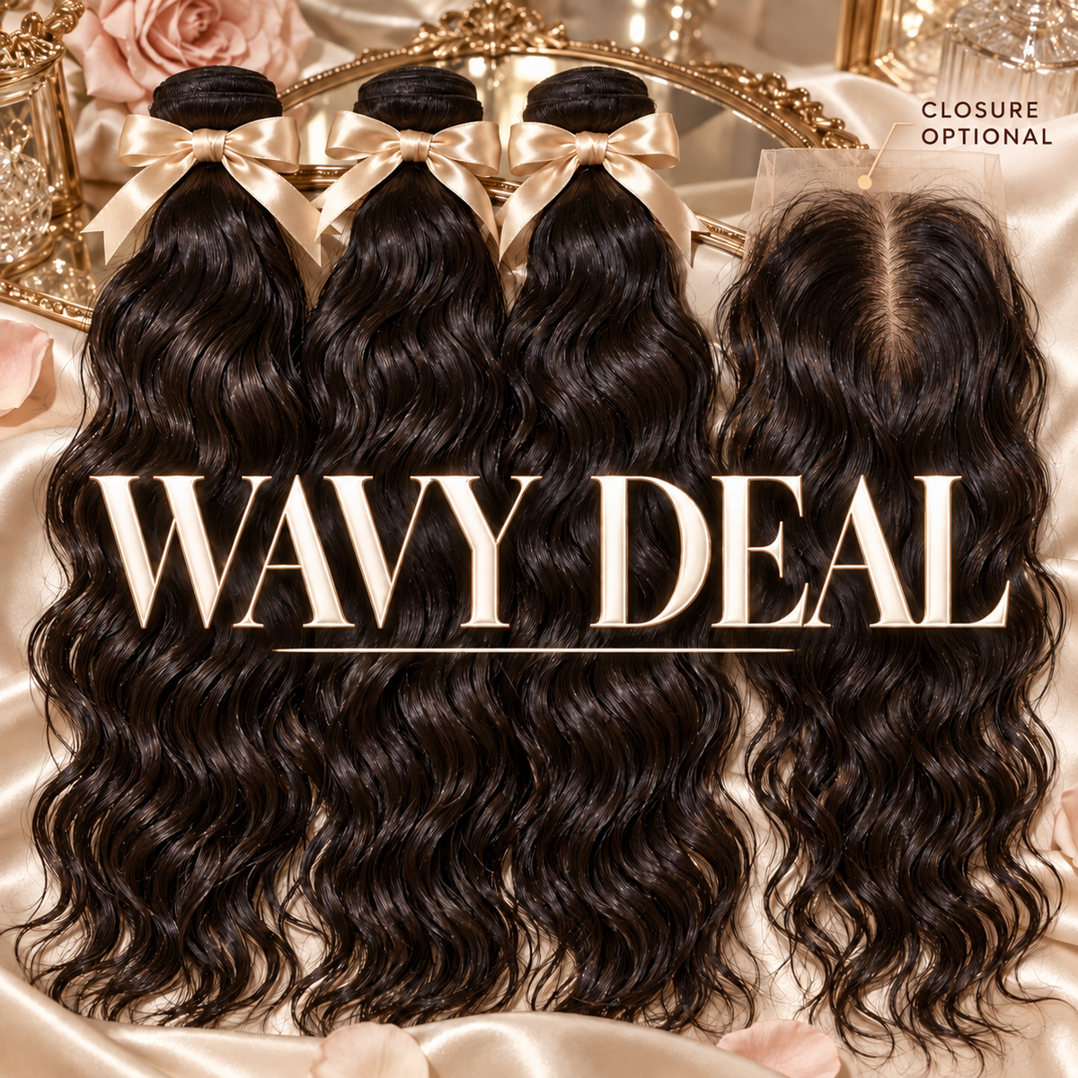 BUNDLE DEAL ~ Body Wave, Deep Curly, Trilliant Wet & Wavy